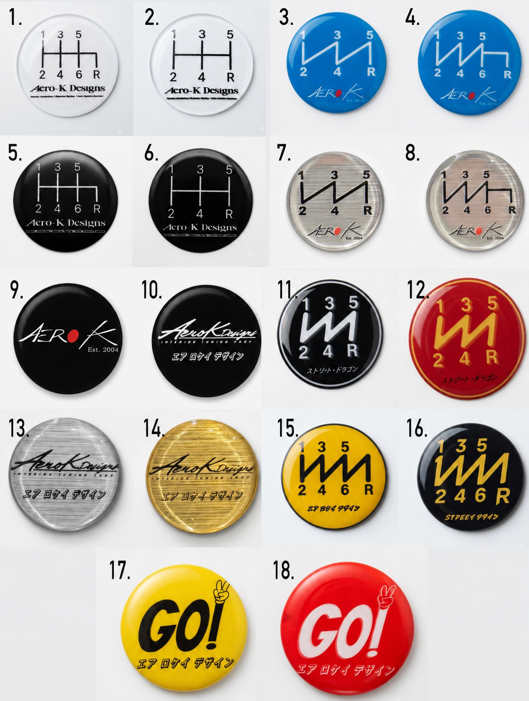 Aero-K Designs WANGAN SERIES SHIFT KNOB