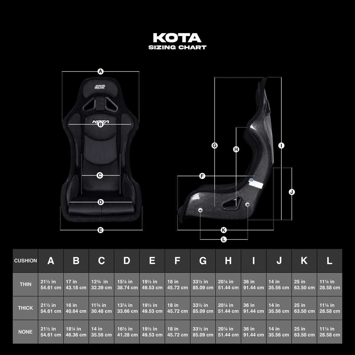 Kota (Comp Spec) (Carbon Fiber)