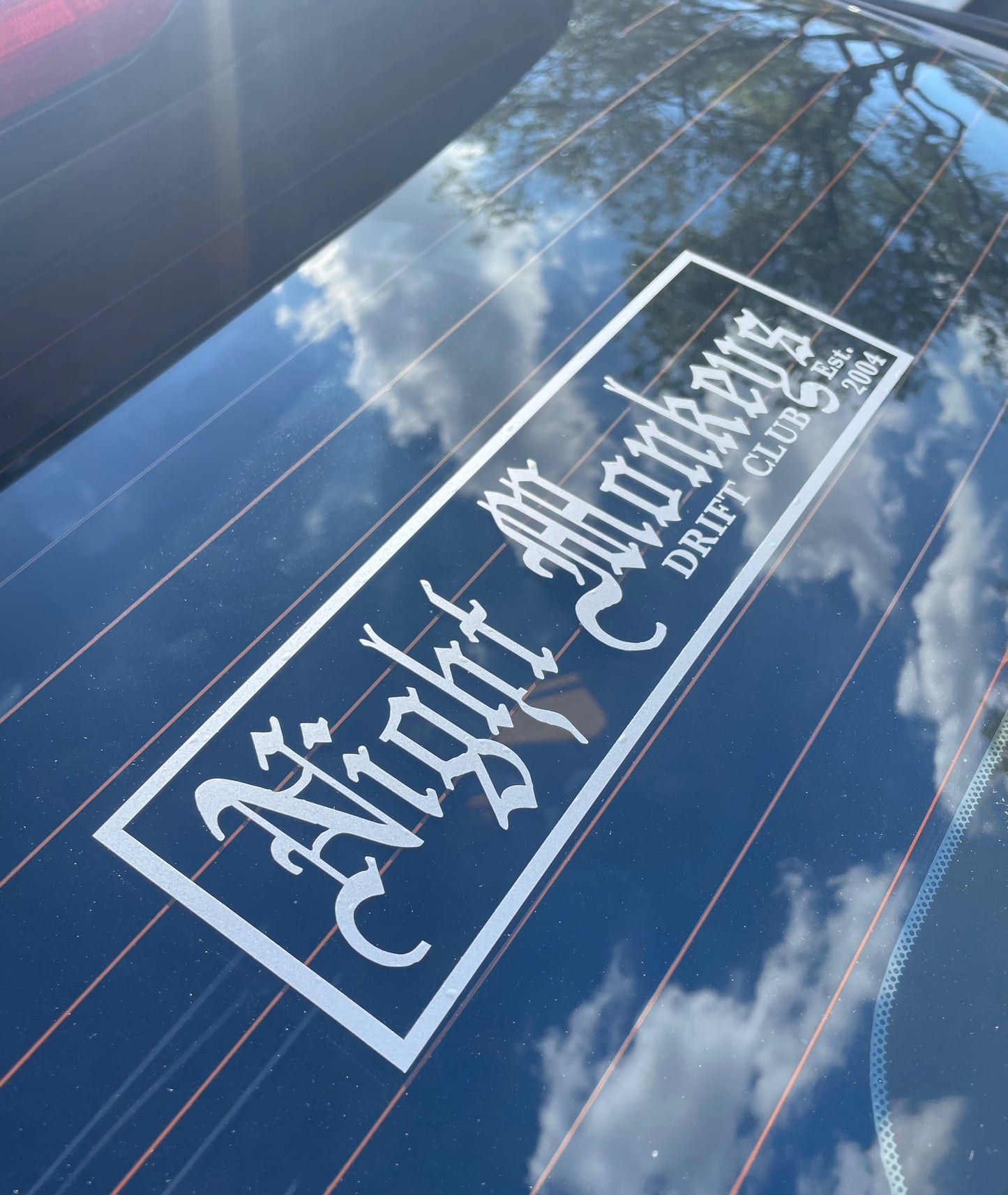 Night Monkey Drift Club Est.2004 Vinyl Decal